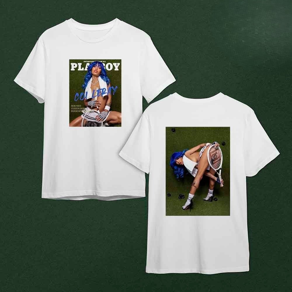 Coi Leray With Chanel Tennis Racket Play Boy Magazine Graphics Unisex T-Shirt